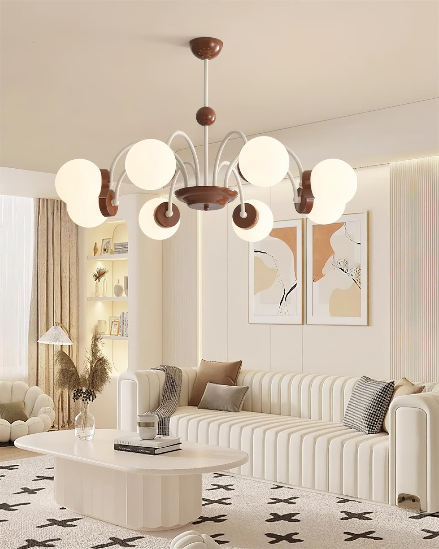 Pivone 8-Light Globe Chandelier - Letslighting
