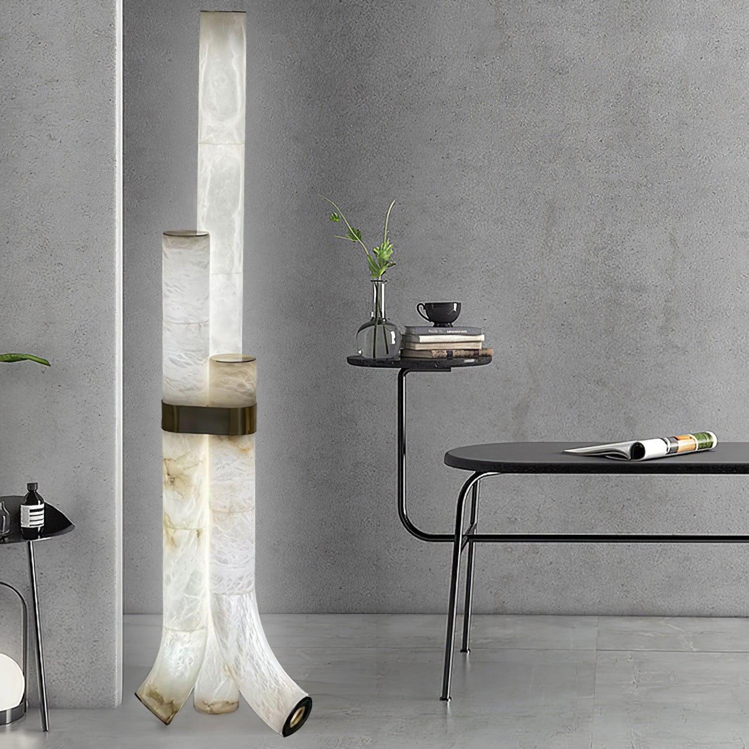 Orion Alabaster Floor Lamp - Neutralighting
