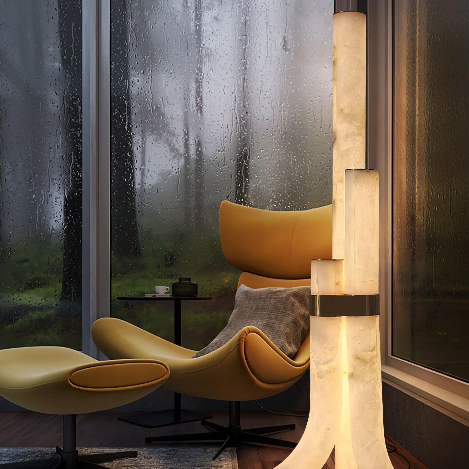 Orion Alabaster Floor Lamp - Neutralighting