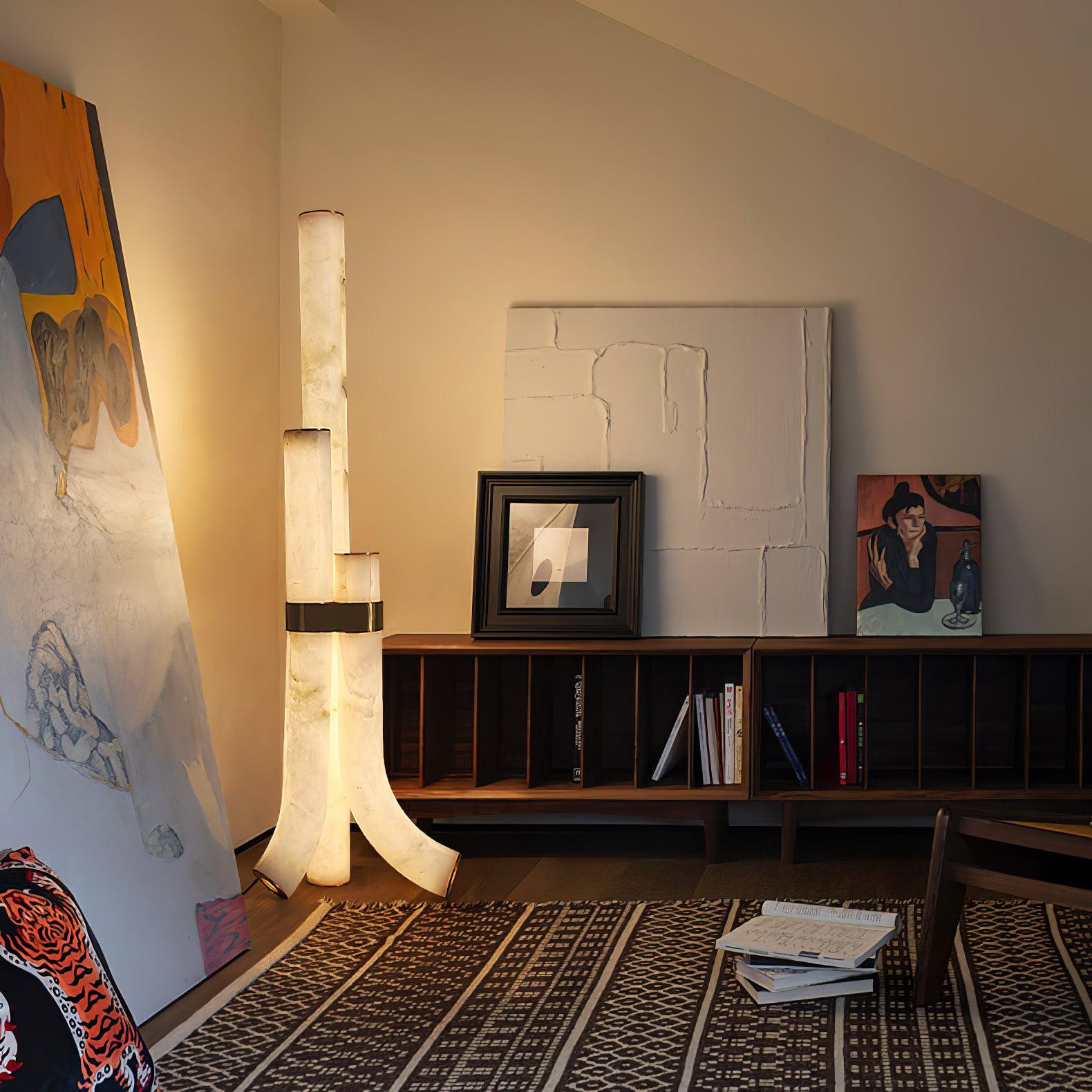 Orion Alabaster Floor Lamp - Neutralighting