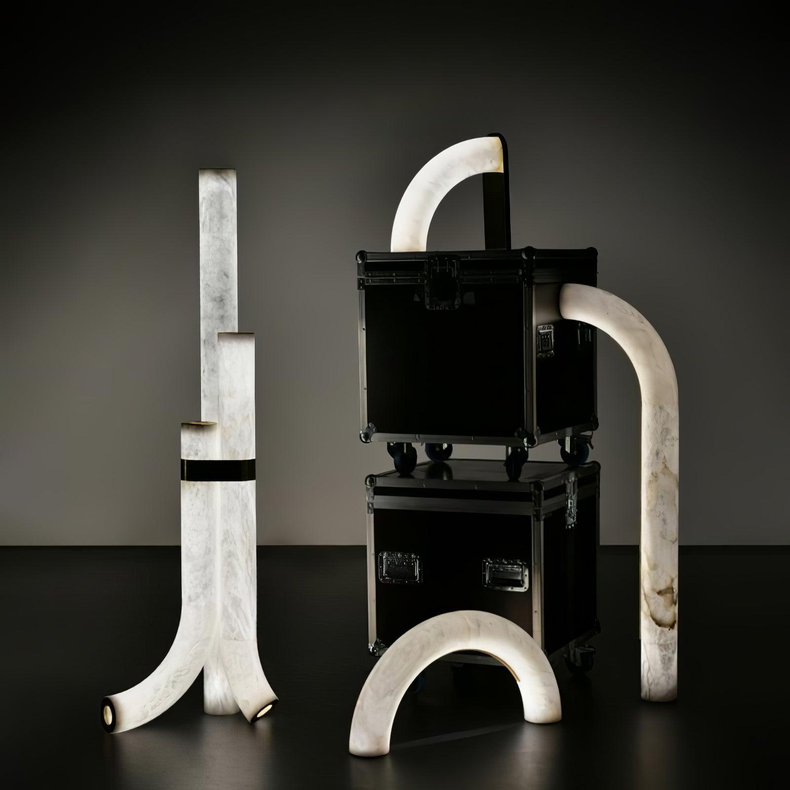 Orion Alabaster Floor Lamp - Neutralighting