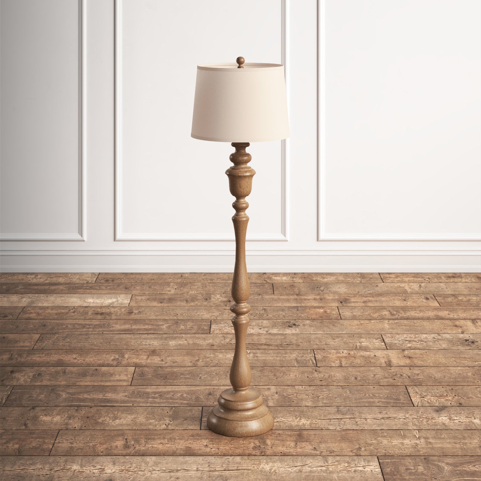 Pitch Traditional Floor Lamp - Lamp Copper