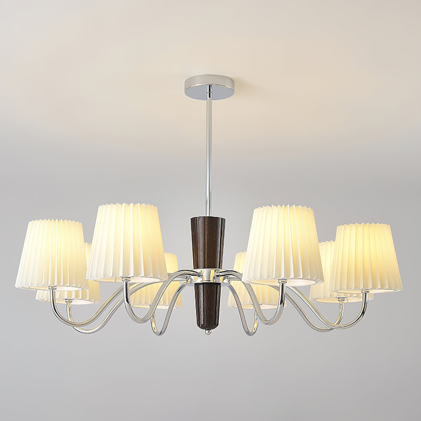 Aurora Chandelier Pleated Fabric Classic - Blowlighting