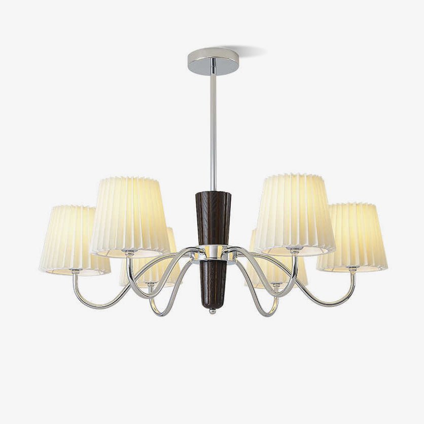 Aurora Chandelier Pleated Fabric Classic - Blowlighting