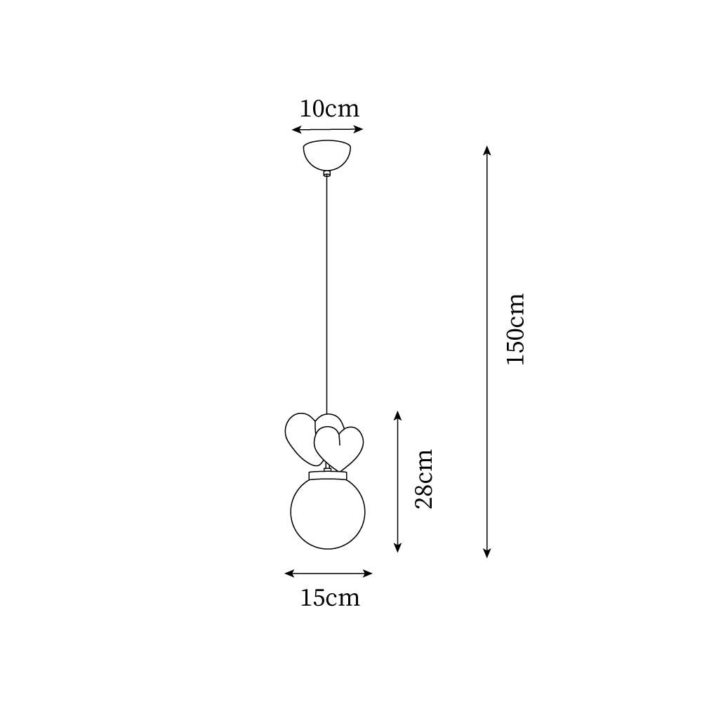 Pokoch Love Pendant Light - Letslighting