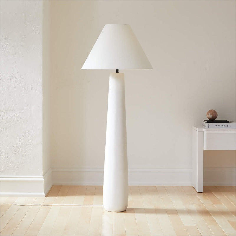Polar White Floor Lamp - Lamp Copper