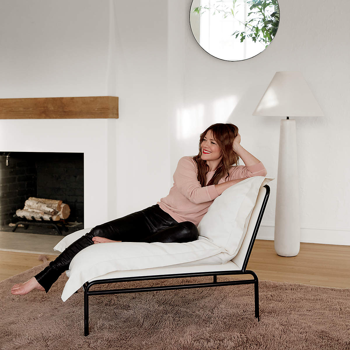 Polar White Floor Lamp - Lamp Copper