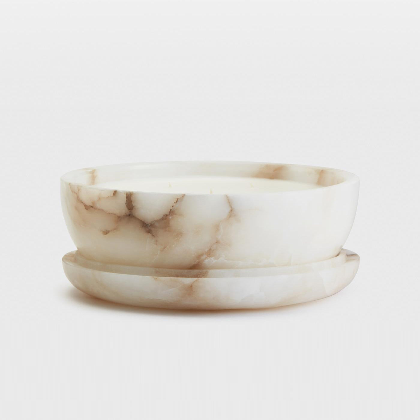 Pomelo Tass Marble Candlestick Ornaments - Lamp Copper