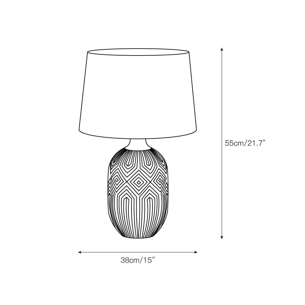 Pontarelli Table Lamp - Lamp Copper