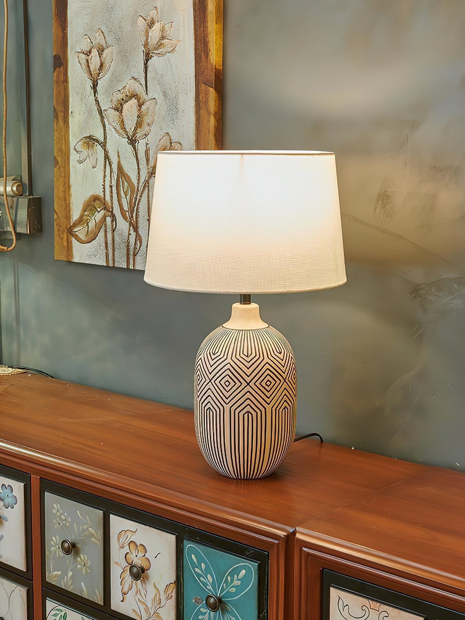 Pontarelli Table Lamp - Lamp Copper