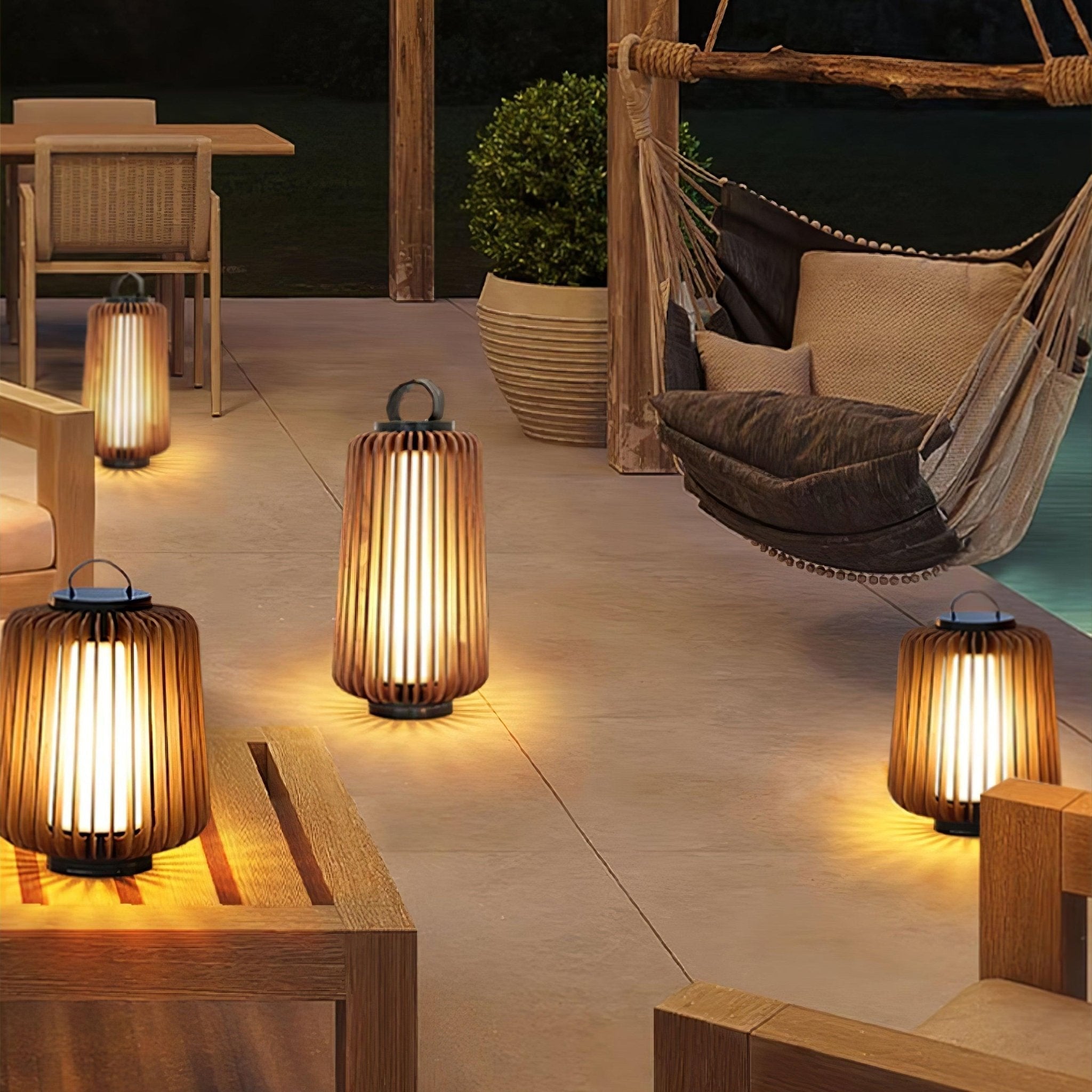 Portable Lantern Rechargeable Outdoor Light - Lamp Copper