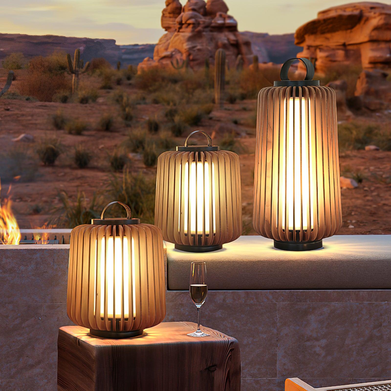 Portable Lantern Rechargeable Outdoor Light - Lamp Copper