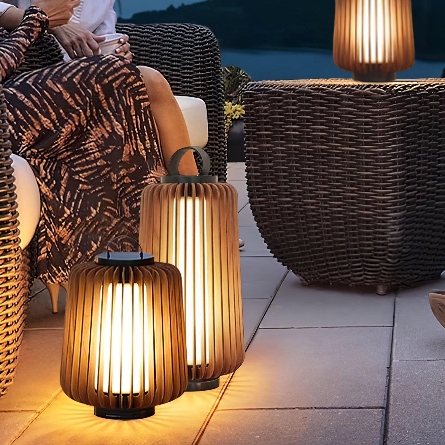 Portable Lantern Rechargeable Outdoor Light - Lamp Copper