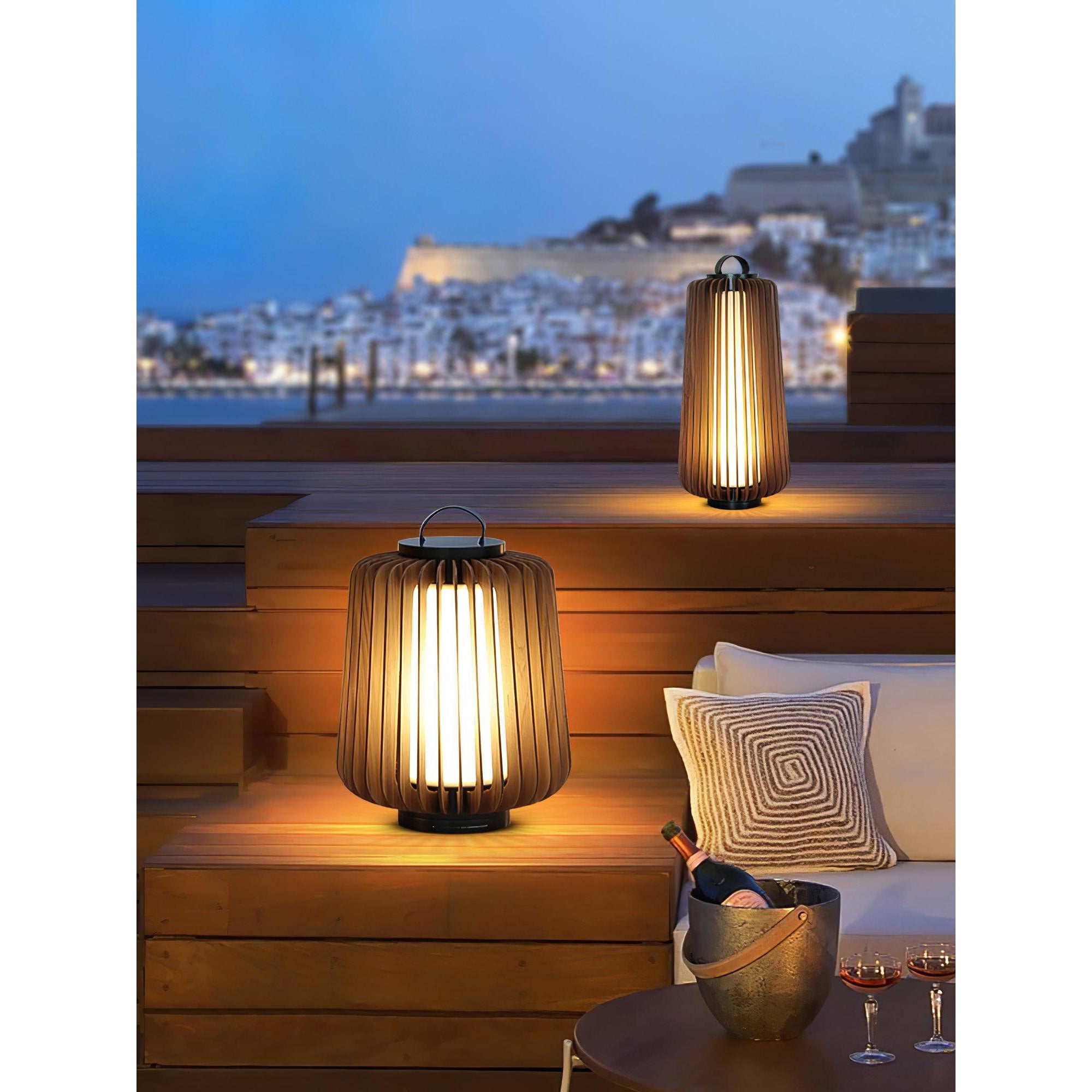 Portable Lantern Rechargeable Outdoor Light - Lamp Copper