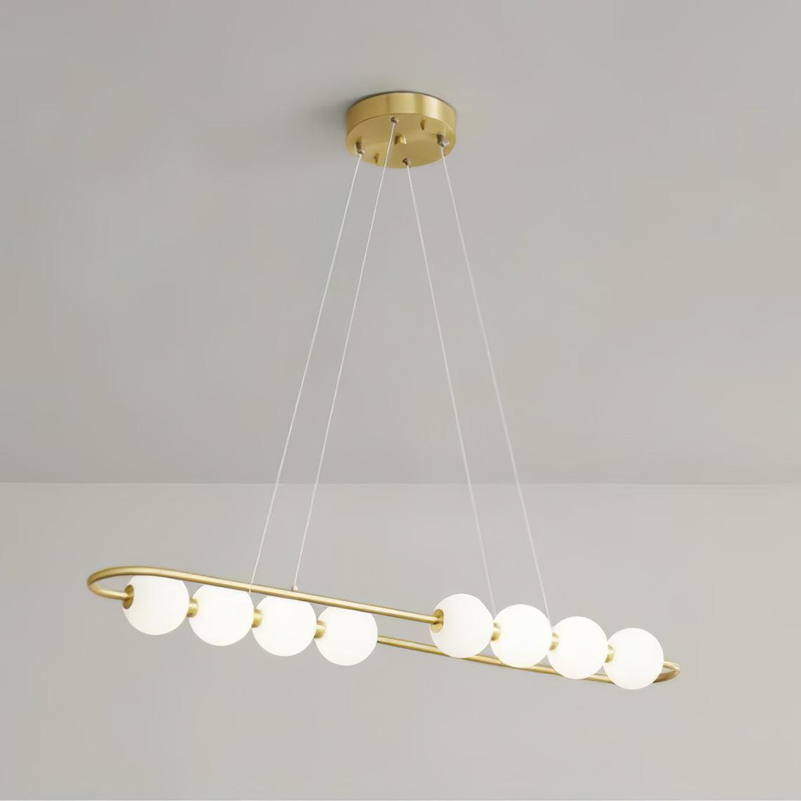Linea Contemporary Brass Pendant Lamp - Blowlighting