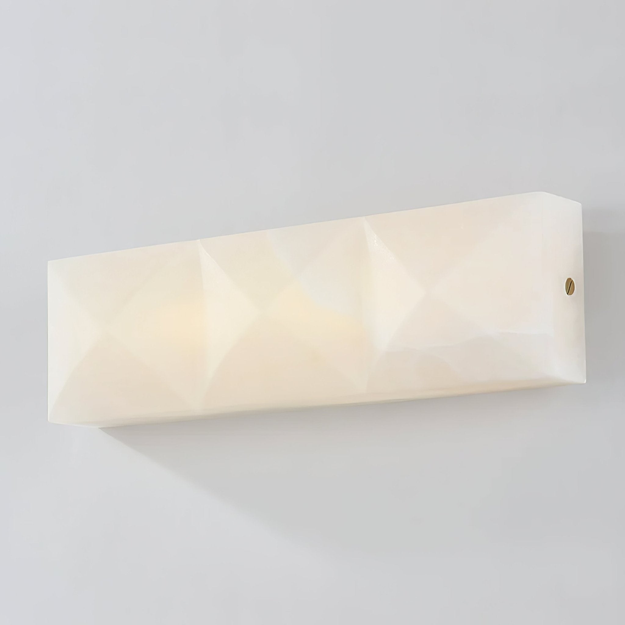 Dione Geometric Alabaster Wall Light - Neutralighting