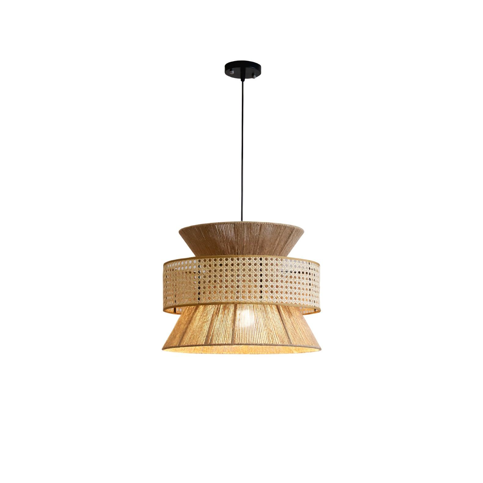Aria Bohemian Bamboo Pendant Lamp - Blowlighting