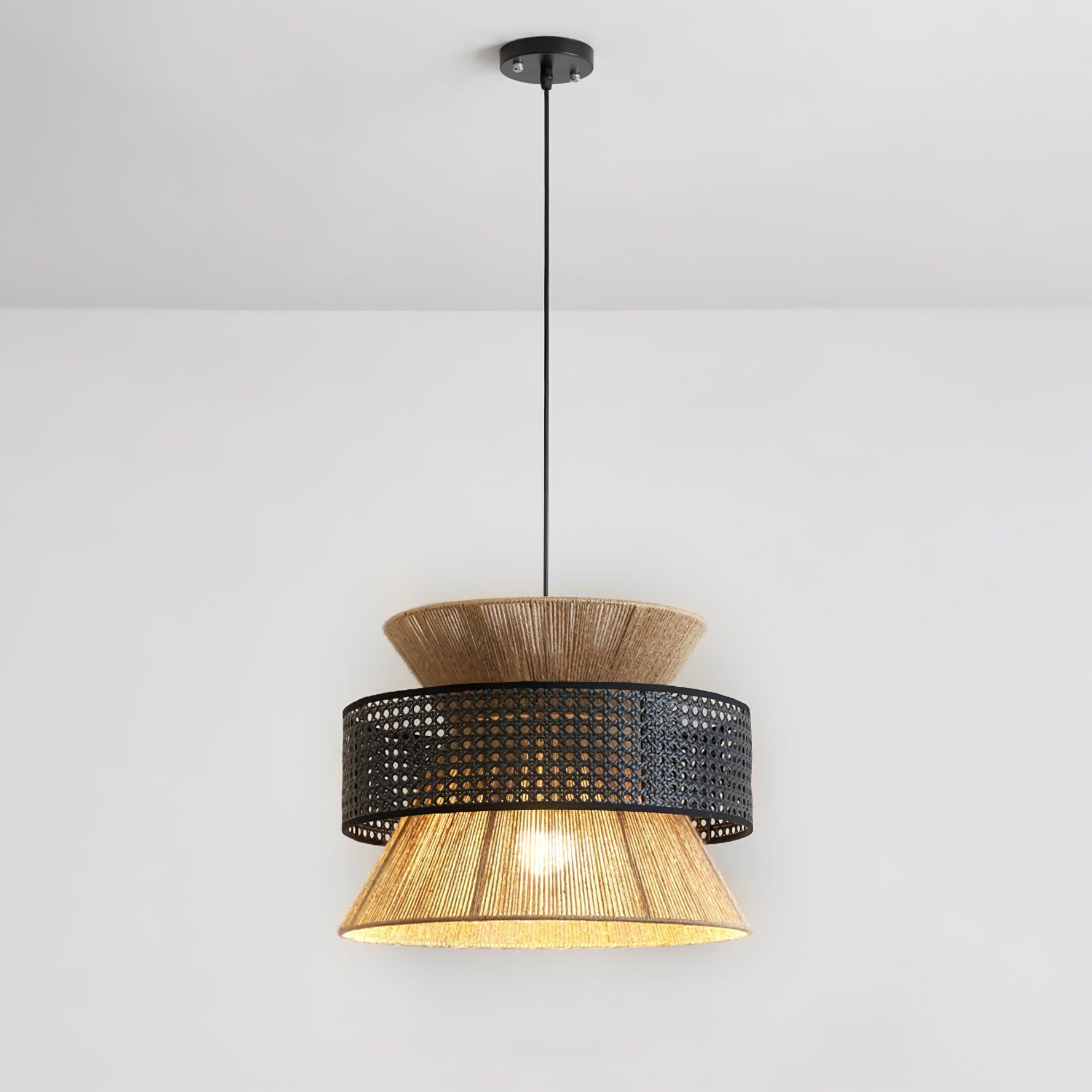 Aria Bohemian Bamboo Pendant Lamp - Blowlighting