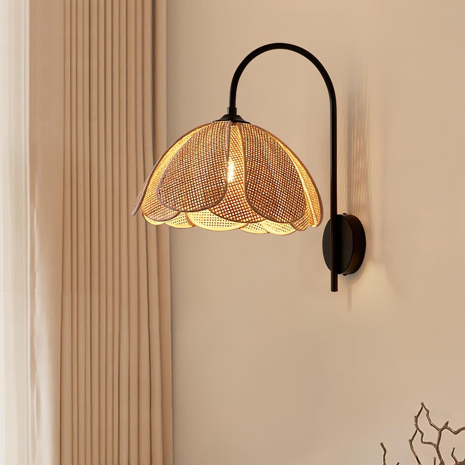 Rattan Petal Wall Lamp - Blowlighting