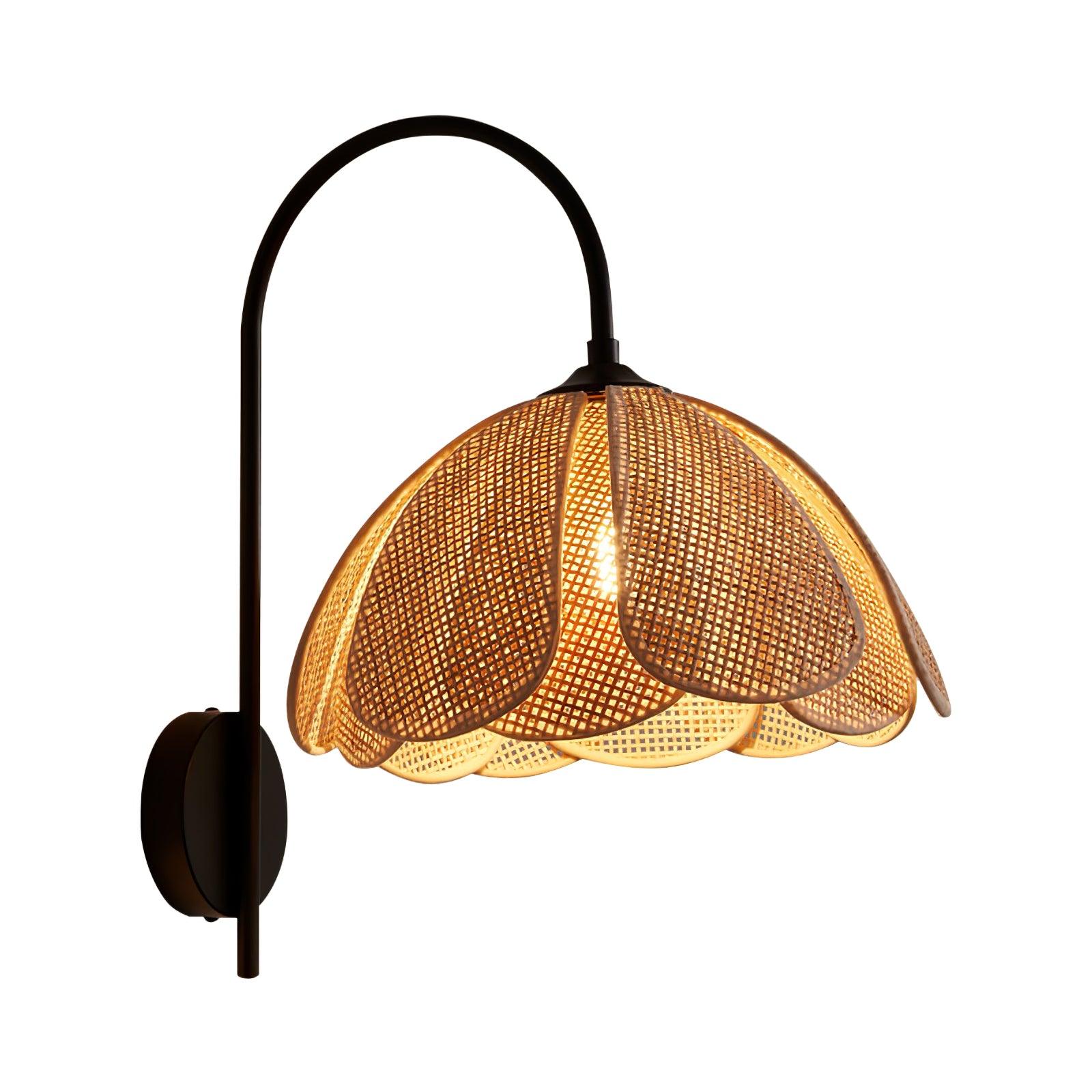Rattan Petal Wall Lamp - Blowlighting