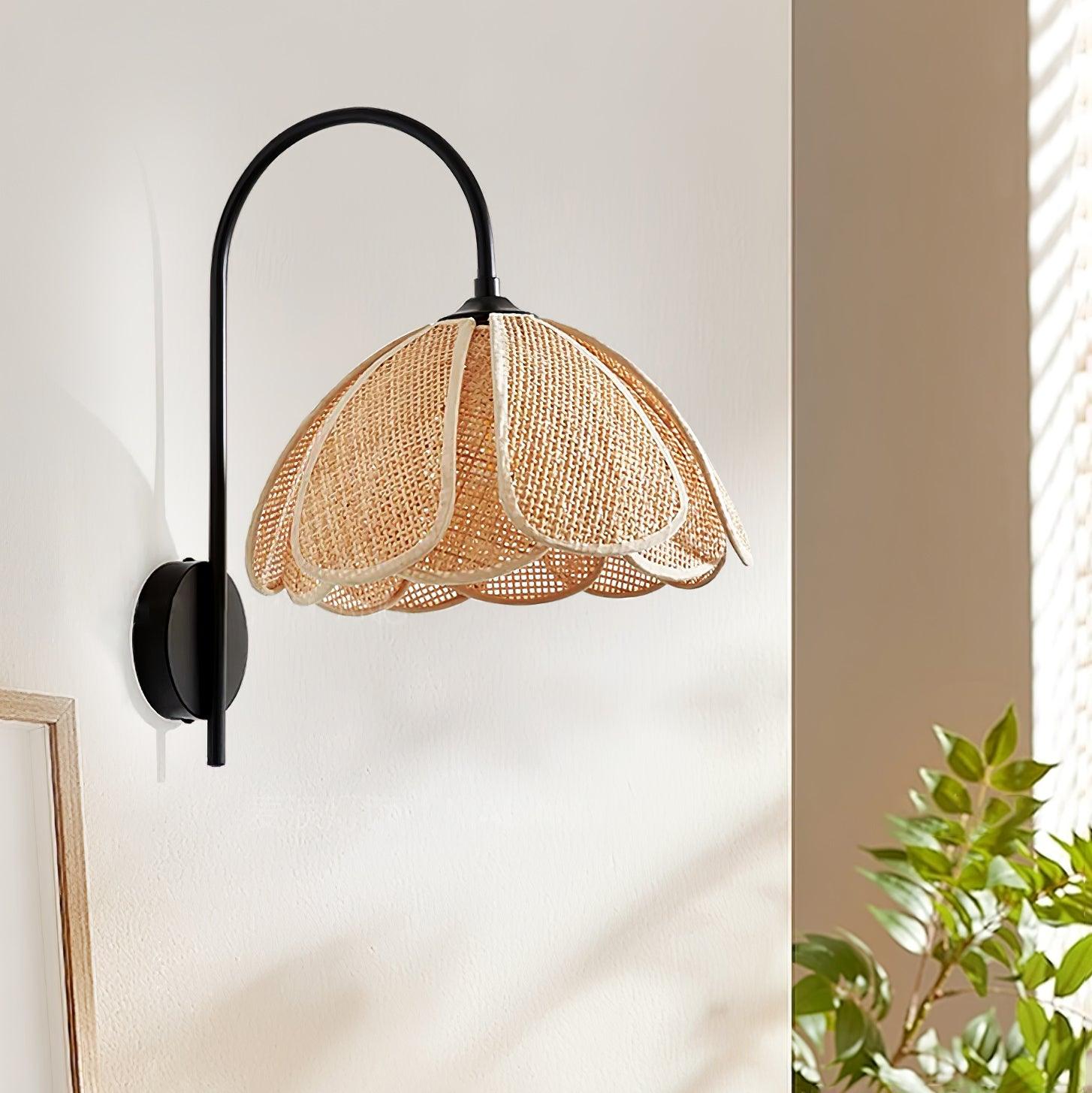 Rattan Petal Wall Lamp - Blowlighting