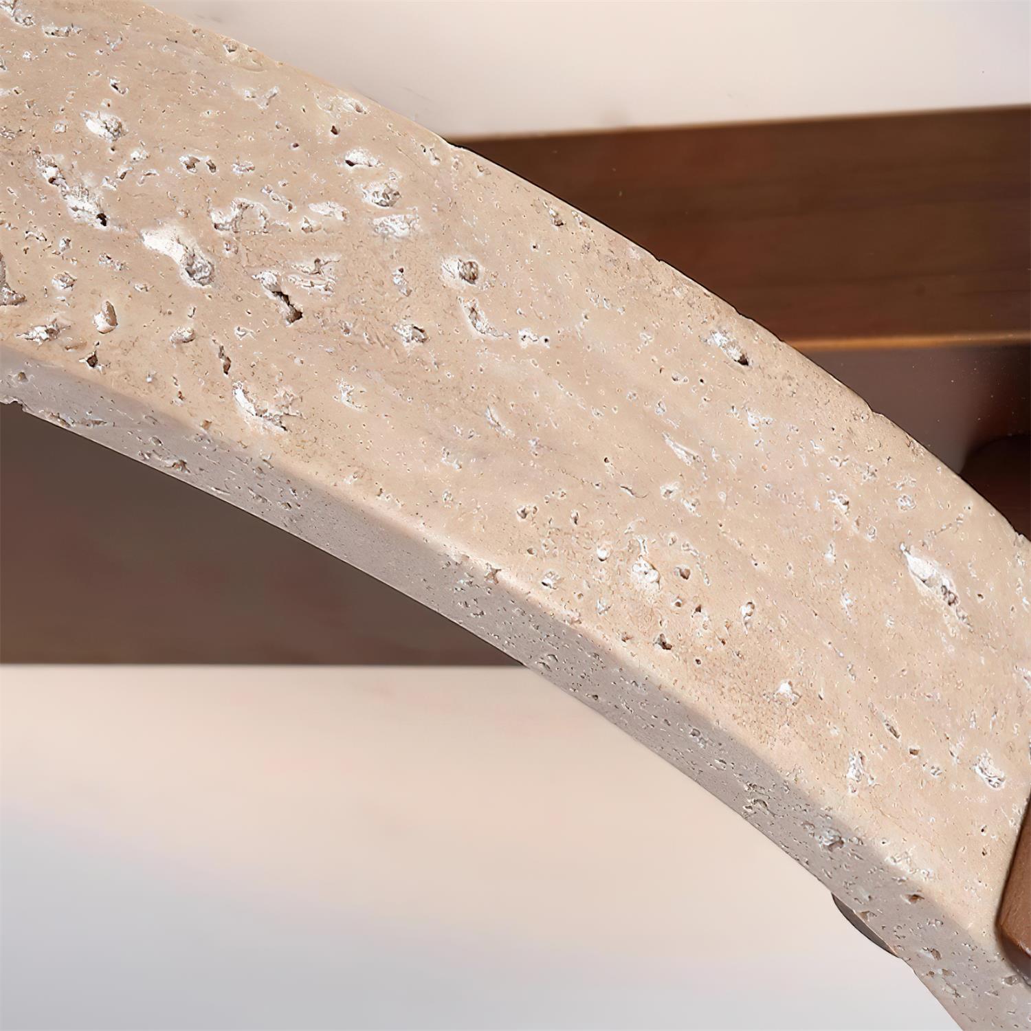 Ritta Natural Travertine Ceiling Lamp - Letslighting