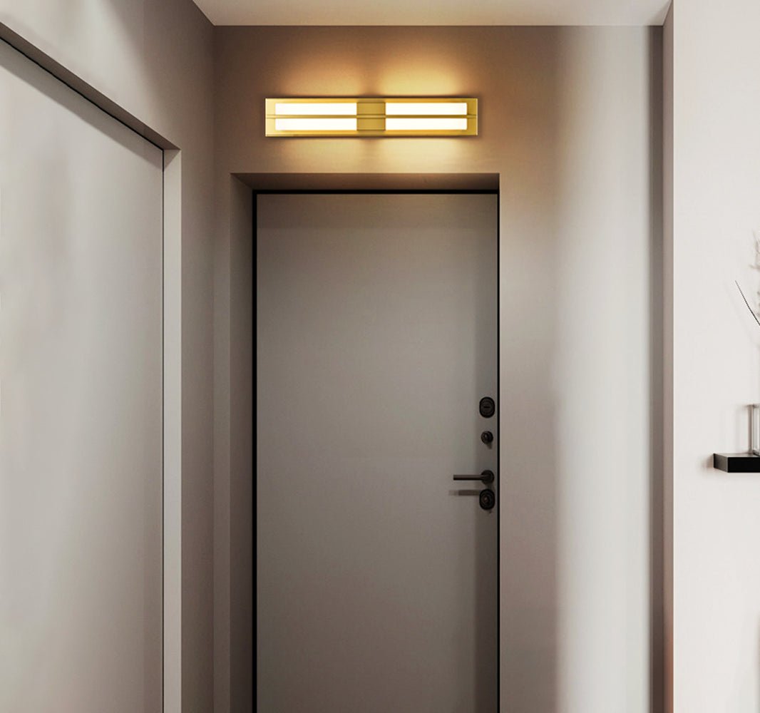 Caspian Alabaster Brass Wall Light - Neutralighting