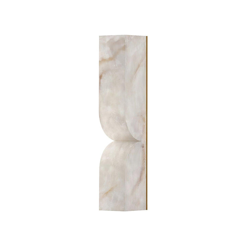 Lyvenisra Modern Minimalist Rectangular Alabaster Wall Lamp - Lamp Copper