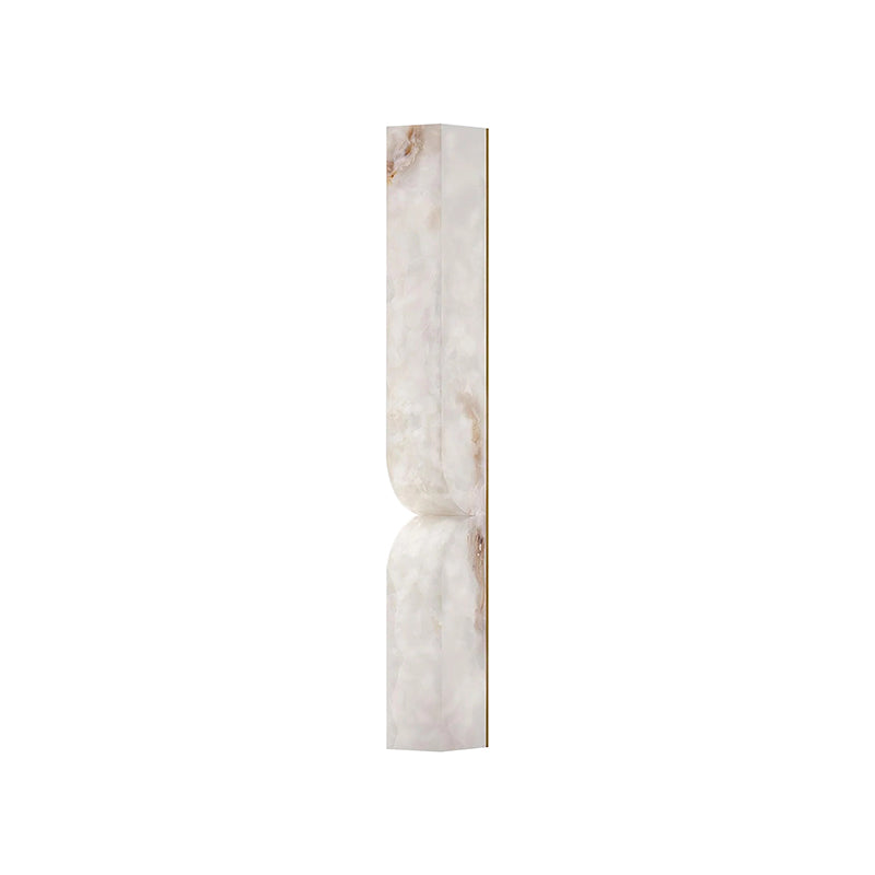 Lyvenisra Modern Minimalist Rectangular Alabaster Wall Lamp - Lamp Copper