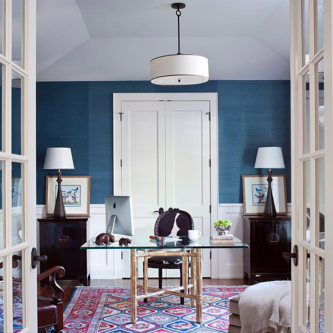 Olvynis Modern Minimalist Hanging Brass Fabric Pendant Lamp - Lamp Copper