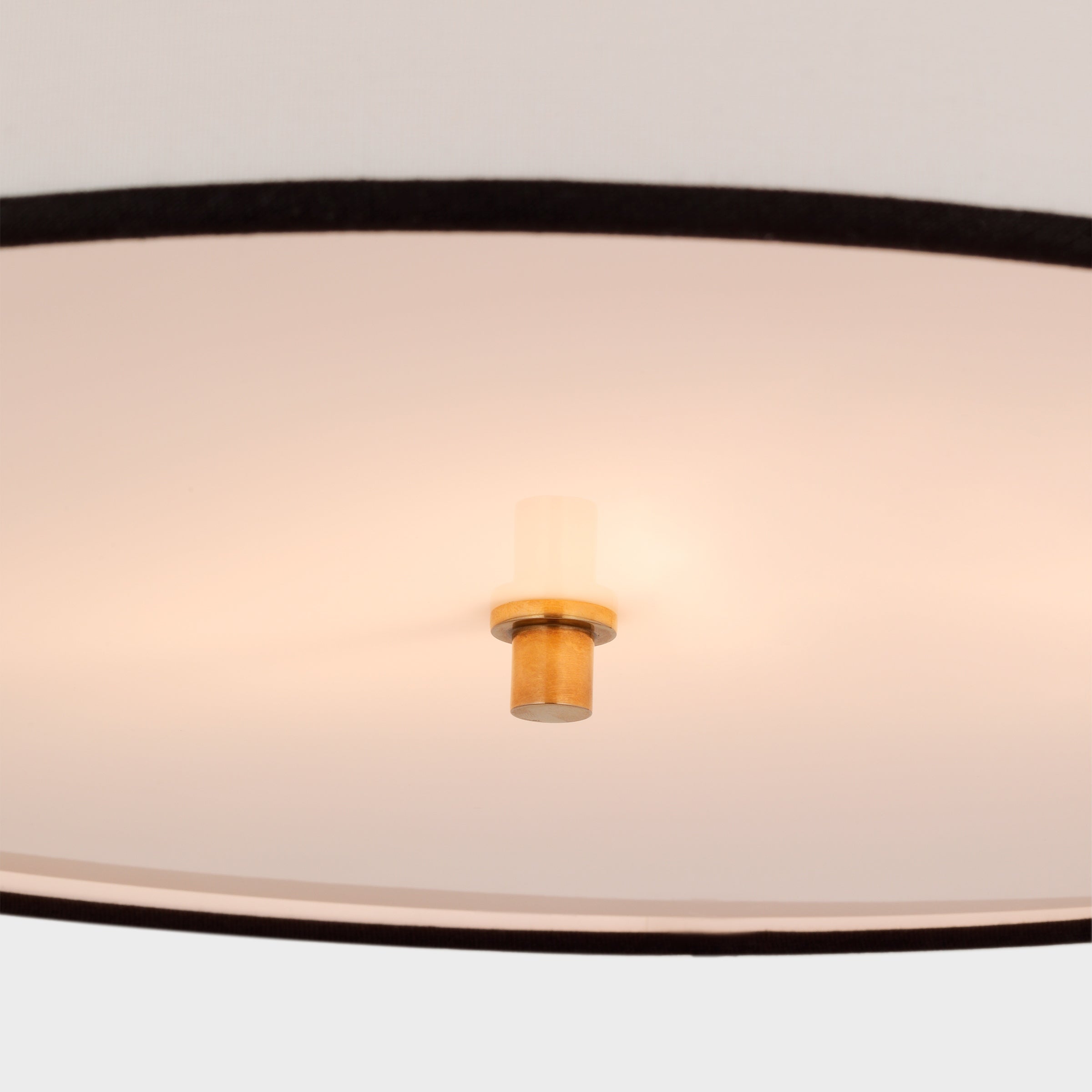 Olvynis Modern Minimalist Hanging Brass Fabric Pendant Lamp - Lamp Copper