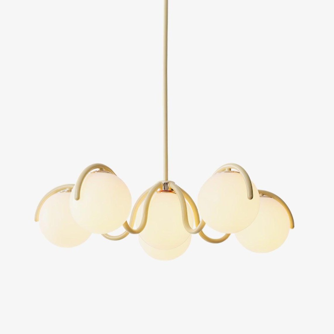 Aria Lampadario Lineare Curvo