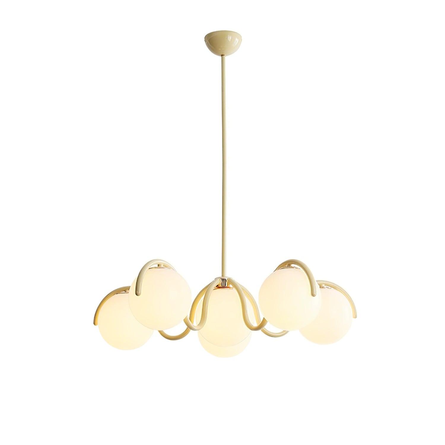 Aria Lampadario Lineare Curvo