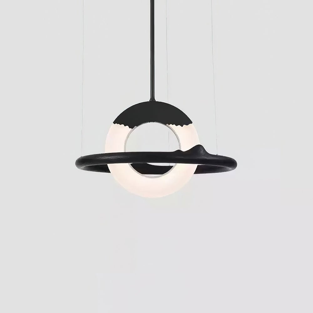 Mytalan Circular Acrylic Wood Pendant Light - Blowlighting