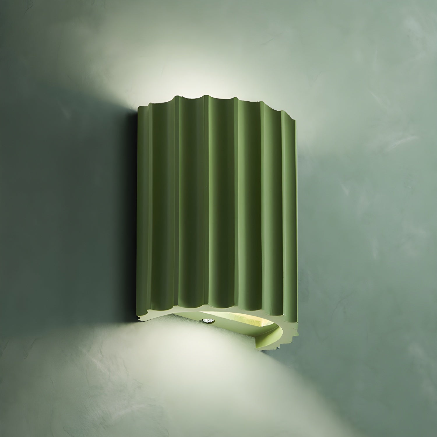 Resin Ribbed Wall Lamp - Blowlighting