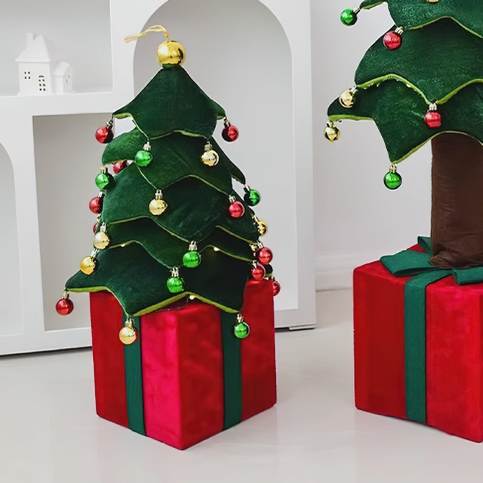Retractable Xmas Tree Gift Lamp - Lamp Copper