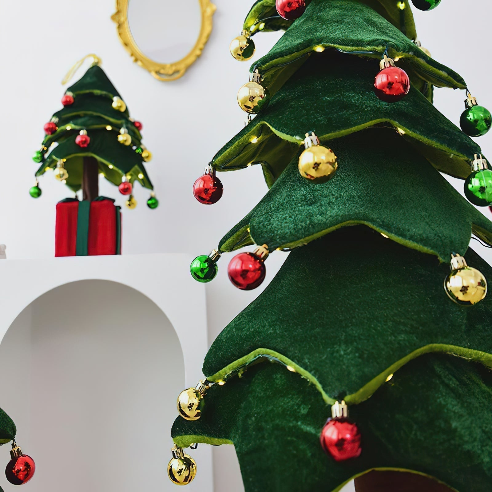 Retractable Xmas Tree Gift Lamp - Lamp Copper
