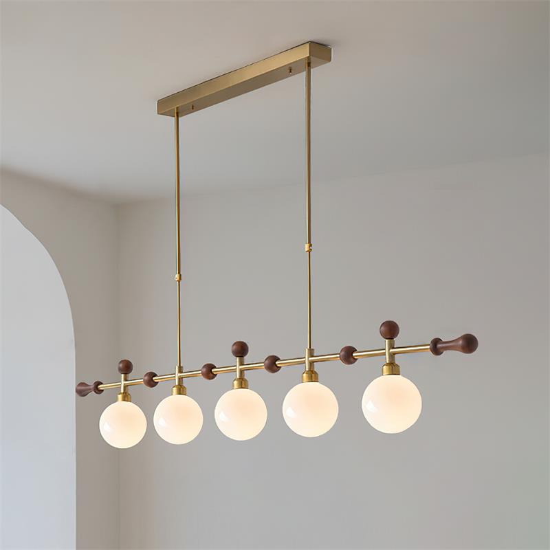 Chandelier Linear Globe LED/Incandescent for Dining Room Kitchen Island - Letslighting
