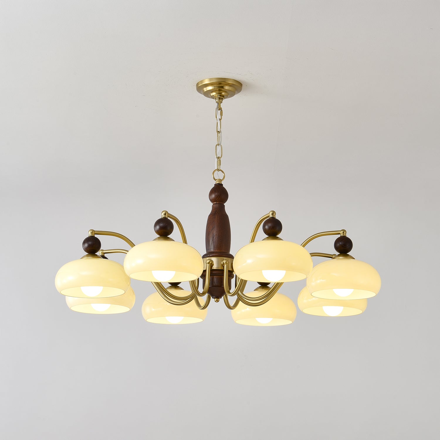 Aurora Chandelier Revival Crown Rustic - Blowlighting