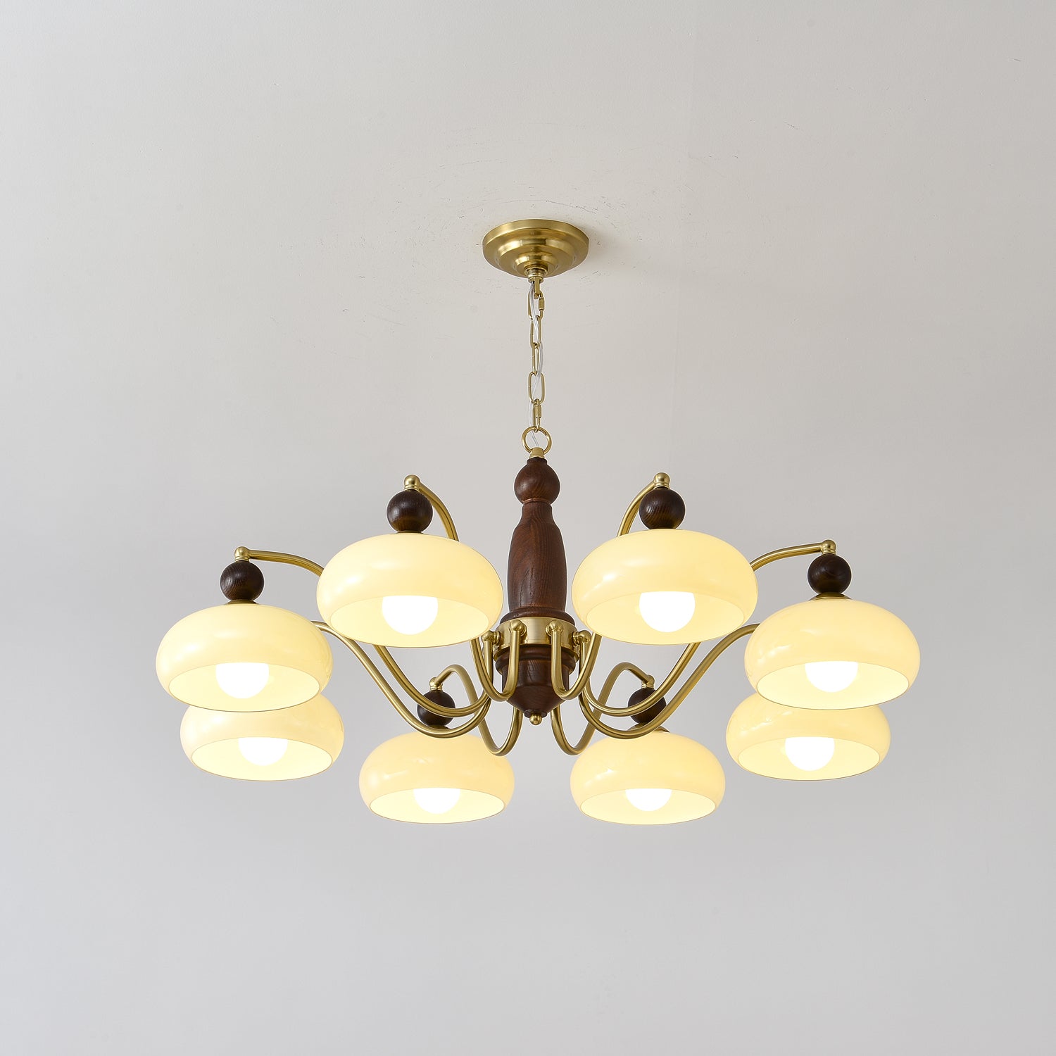Aurora Chandelier Revival Crown Rustic - Blowlighting