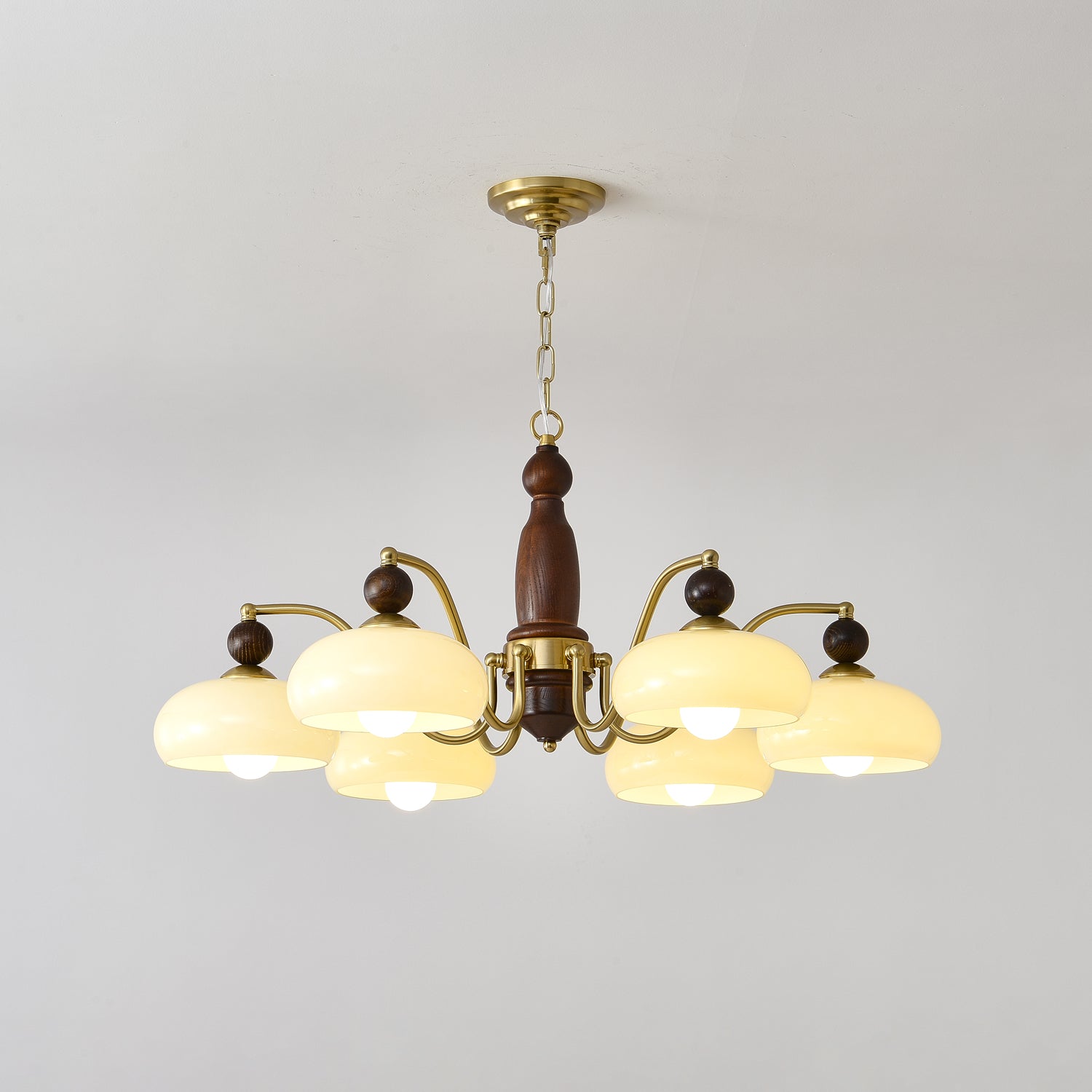 Aurora Chandelier Revival Crown Rustic - Blowlighting