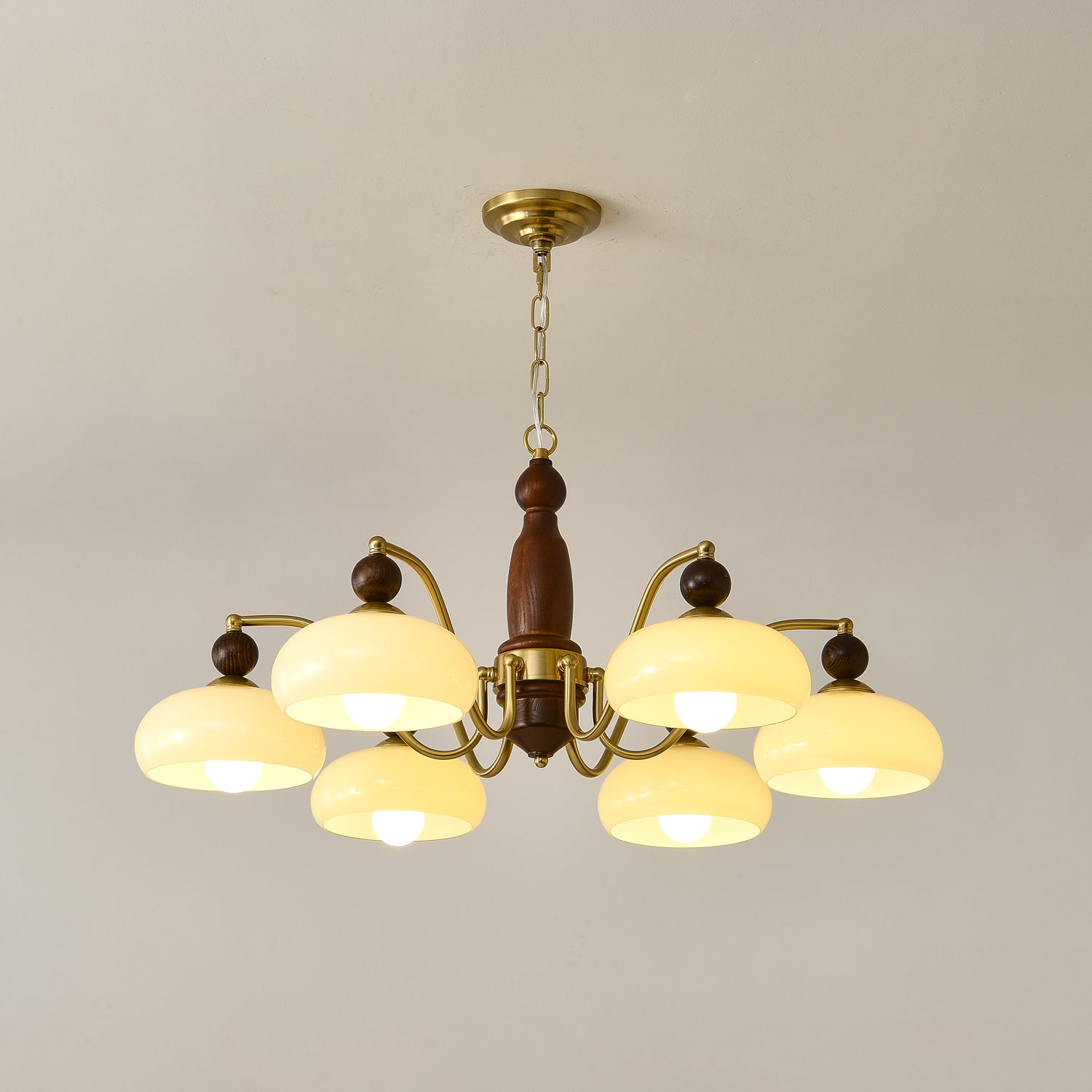 Aurora Chandelier Revival Crown Rustic - Blowlighting