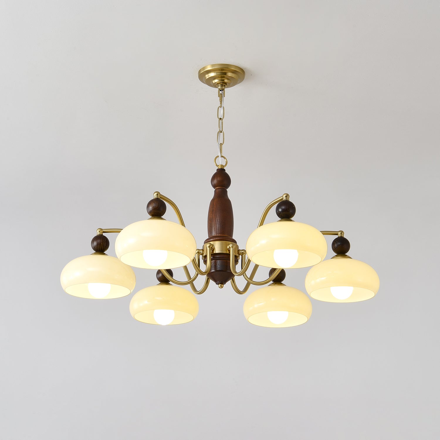 Aurora Chandelier Revival Crown Rustic - Blowlighting