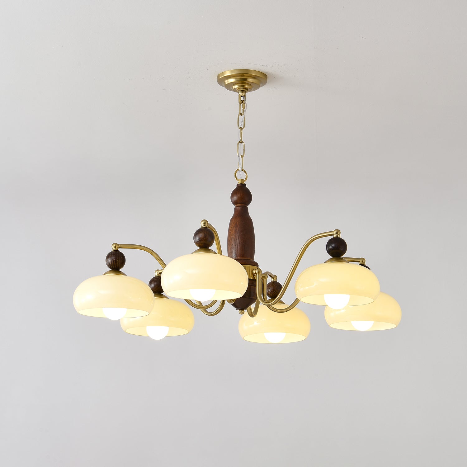 Aurora Chandelier Revival Crown Rustic - Blowlighting