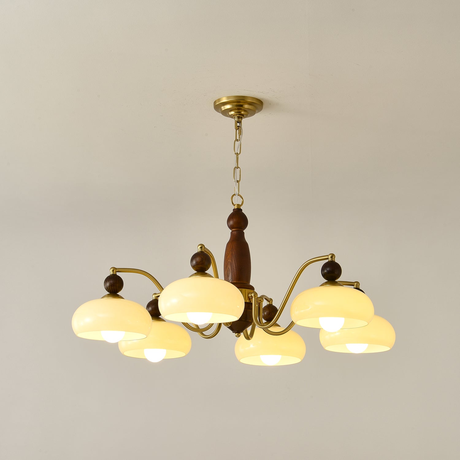 Aurora Chandelier Revival Crown Rustic - Blowlighting