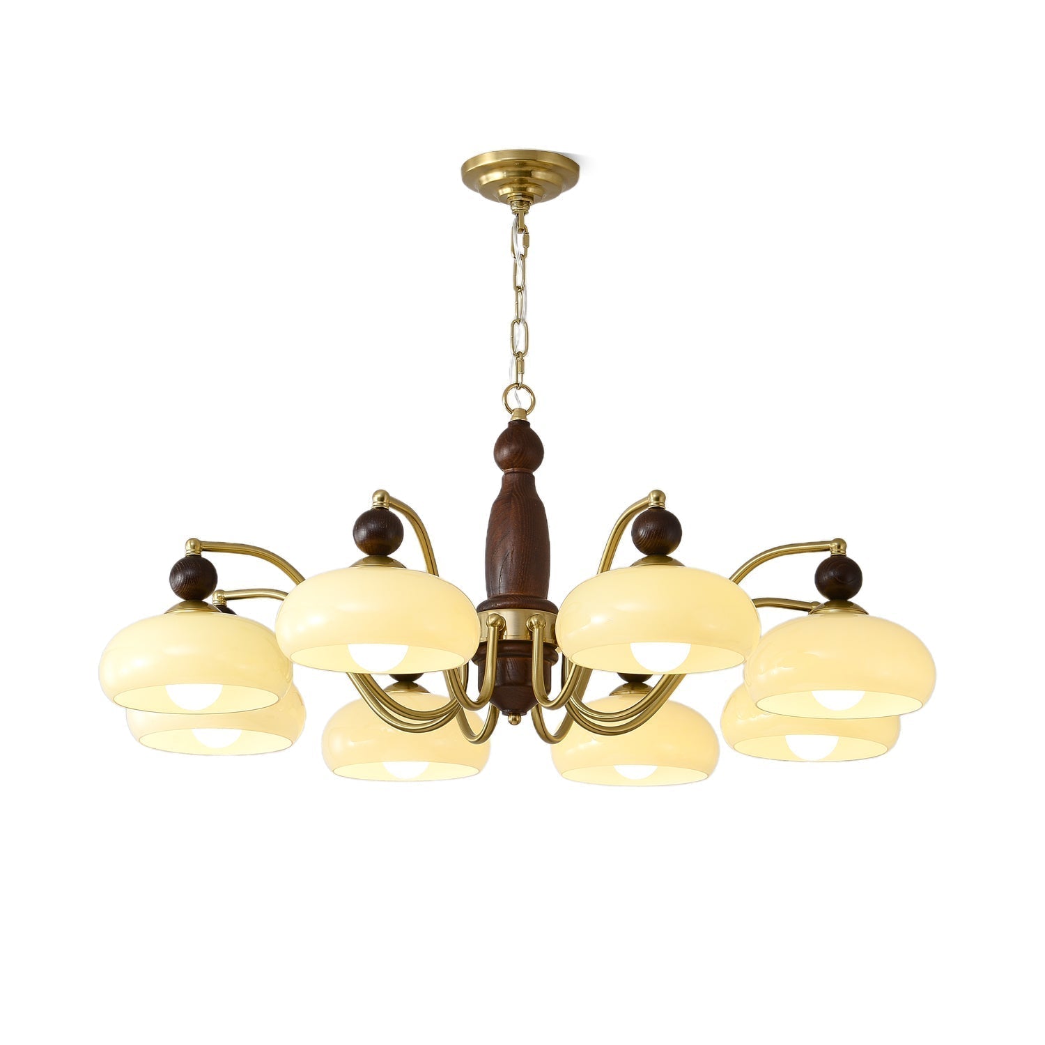 Aurora Chandelier Revival Crown Rustic - Blowlighting