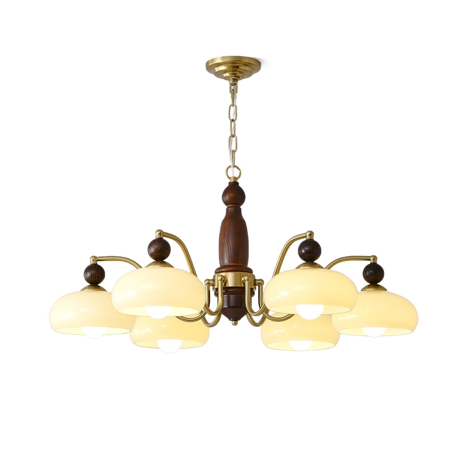 Aurora Chandelier Revival Crown Rustic - Blowlighting