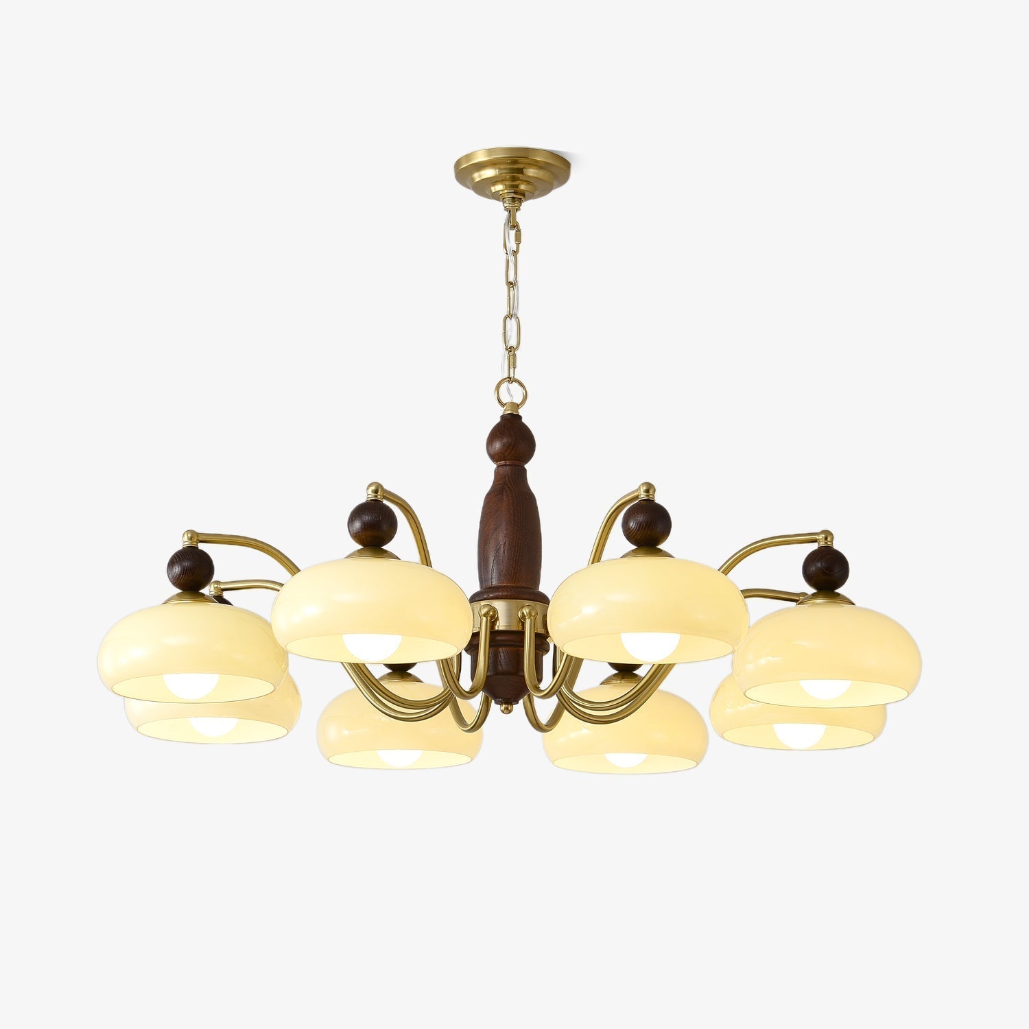 Aurora Chandelier Revival Crown Rustic - Blowlighting