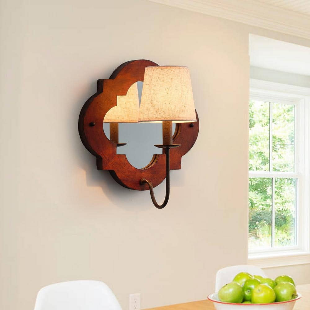 Sytheir Premium Elegance Fabric Wall Lamp - Lamp Copper