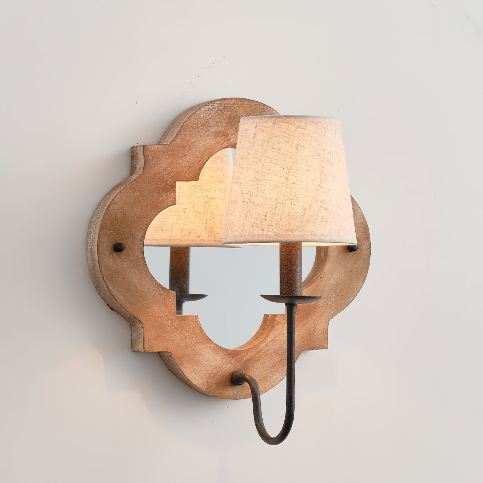 Sytheir Premium Elegance Fabric Wall Lamp - Lamp Copper